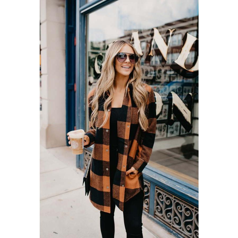 シャツ ブラウス ネルシャツ チェック柄 トップス 長袖 ロングシャツ シャツワンピース 体型カバー tシャツ Tシャツ レディース |  | 08