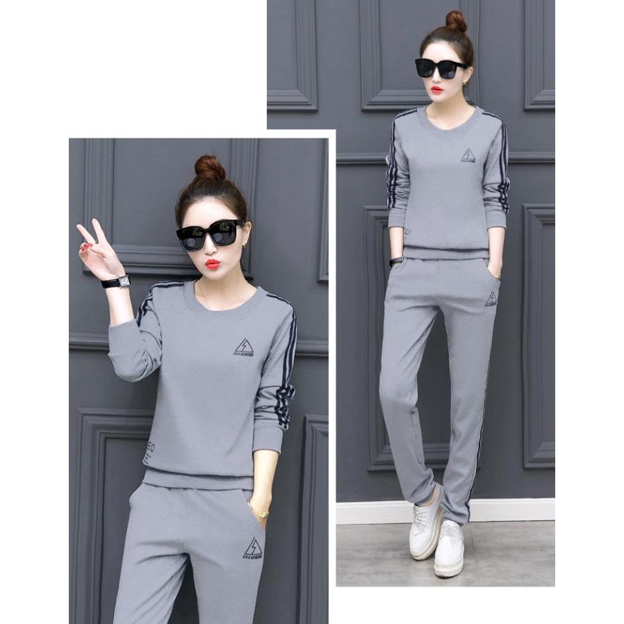 セットアップ 上下セット Tシャツ 部屋着 長袖 カジュアル 2点セット カットソー 長ズボン レディース |  | 07