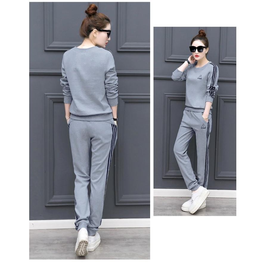 セットアップ 上下セット Tシャツ 部屋着 長袖 カジュアル 2点セット カットソー 長ズボン レディース |  | 09