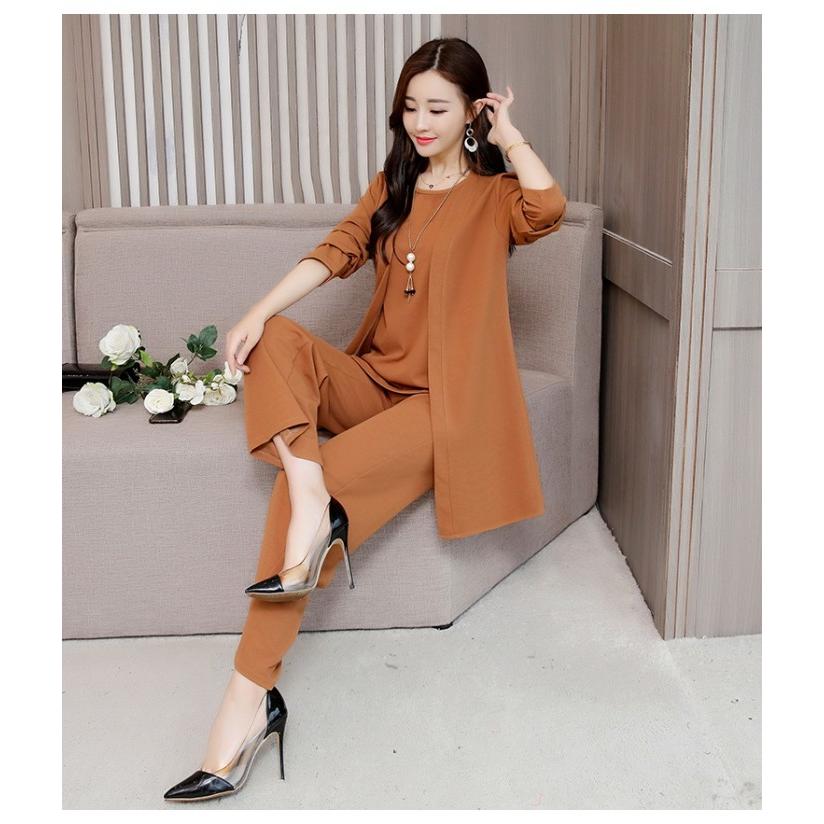 セットアップ パンツドレス レディース 3点セット ノースリーブ カーディガン ワイドパンツ フォーマル   七五三 成人式 卒業式 入学式宅 |  | 06