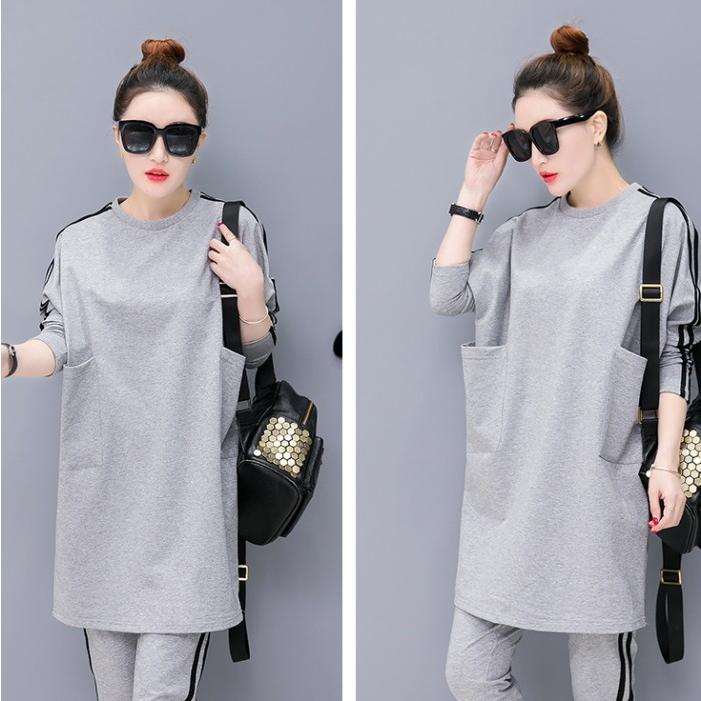 セットアップ 上下セット Tシャツ レディース 部屋着 長袖 カジュアル 2点セット カットソー 長ズボン |  | 08