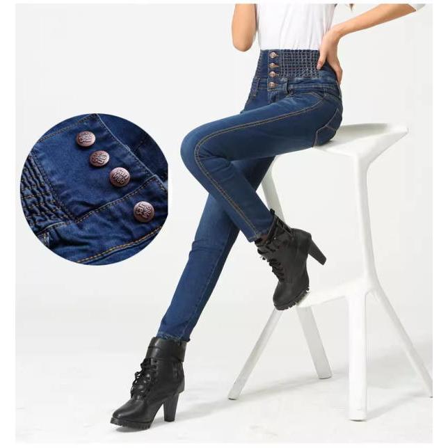 デニムパンツ レディース 美脚 スキニー パンツ ストレッチ デニム  レギンス 細見え ジーパン ストレート ストレッチ ジーンズ ズボン ずぼん ボトムス ゴム ボ |  | 05