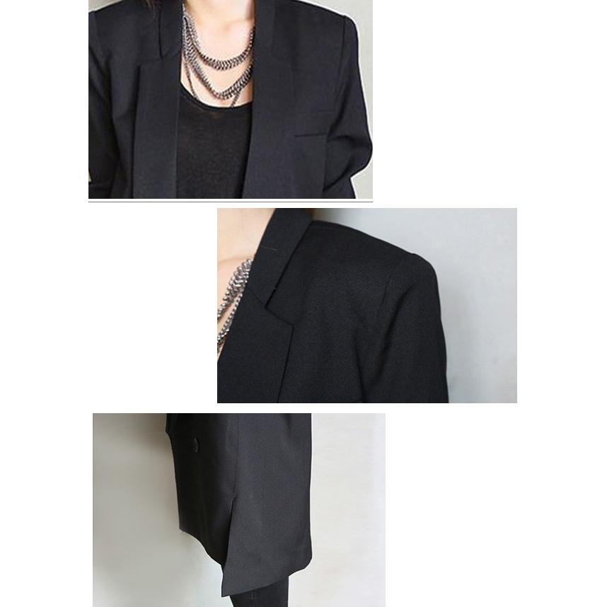ジャケット テーラードジャケット レディース ロング丈 長袖 ライトアウター アウター 無地 |  | 11