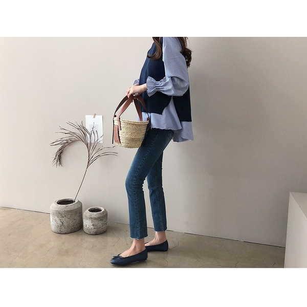 tシャツ Tシャツ アンサンブル レディース ニットベスト 長袖シャツセット 大きいサイズ ナチュラル シャツ ベルスリーブ |  | 10