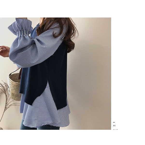 tシャツ Tシャツ アンサンブル レディース ニットベスト 長袖シャツセット 大きいサイズ ナチュラル シャツ ベルスリーブ |  | 14