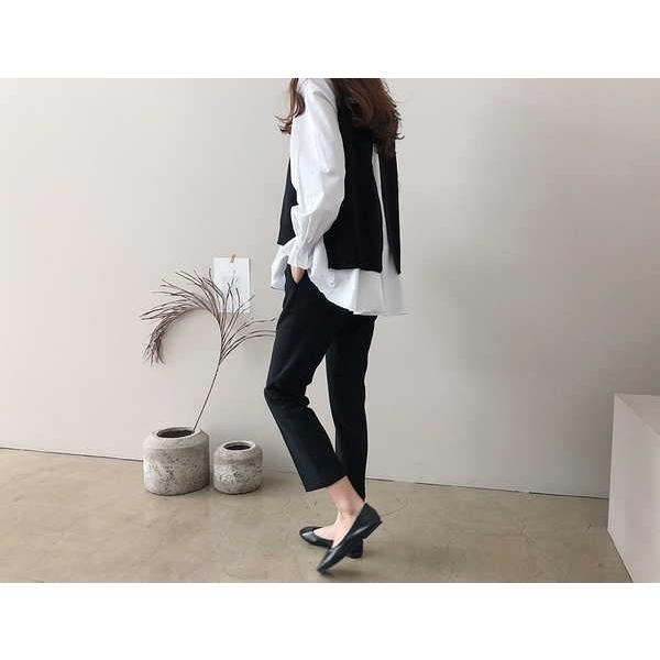 tシャツ Tシャツ アンサンブル レディース ニットベスト 長袖シャツセット 大きいサイズ ナチュラル シャツ ベルスリーブ |  | 03