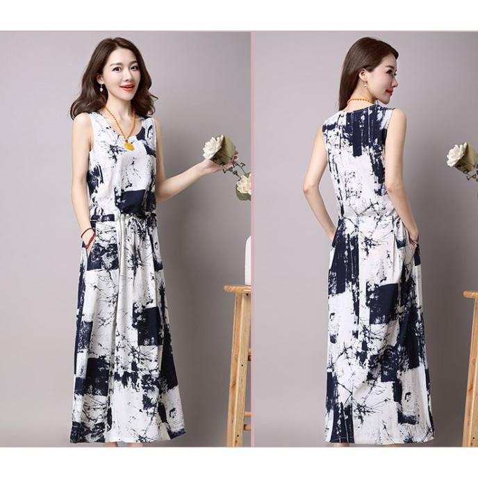 ワンピース＆カーディガン 2点セット シフォン カーディガン ロング丈 Aライン  レディース |  | 06