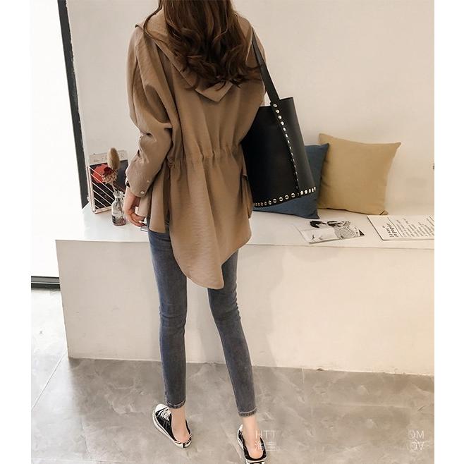 ジャケット レディース ライトアウター ミディアム丈 長袖 無地 フード付き 薄手 パーカー アウター 卒業式 服 母卒業式 服 母 |  | 06