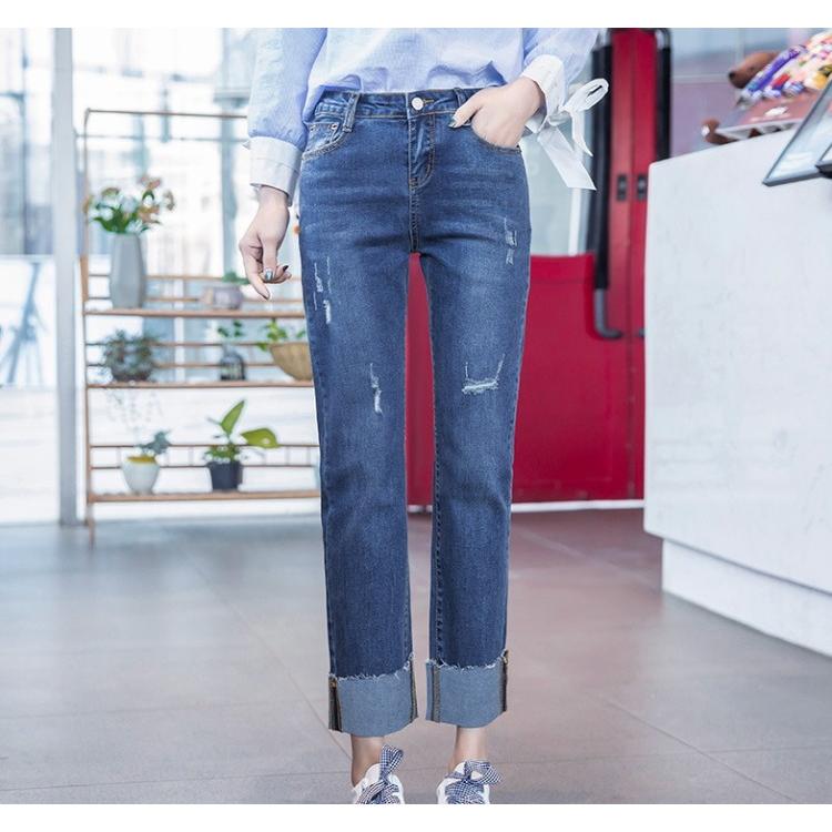 ボトムス ダメージデニム クラッシュパンツ デニム パンツ ズボン ジーパン ロング丈 ダメージ レディース |  | 05