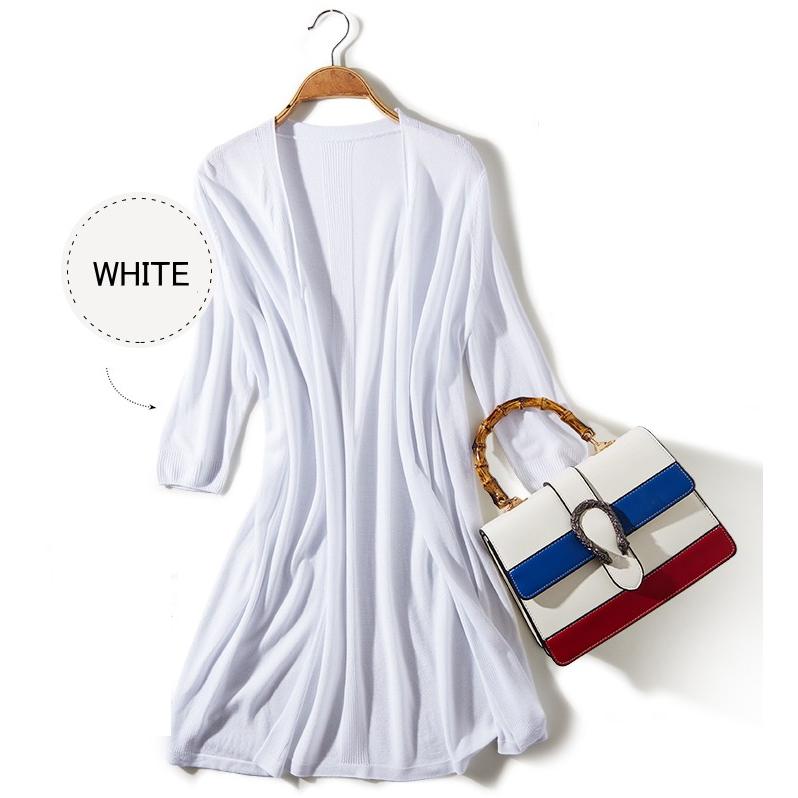 ロング カーディガン レディース ニット カーディガン ロング丈 薄手ニット |  | 11