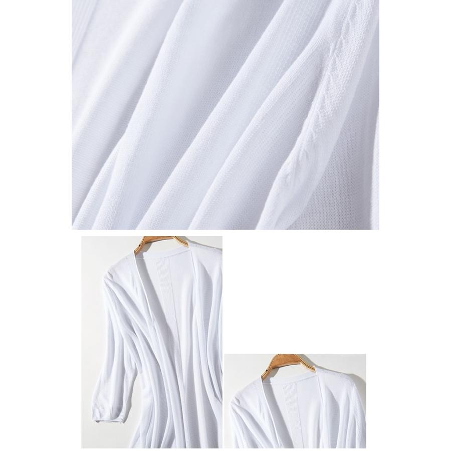 ロング カーディガン レディース ニット カーディガン ロング丈 薄手ニット |  | 12