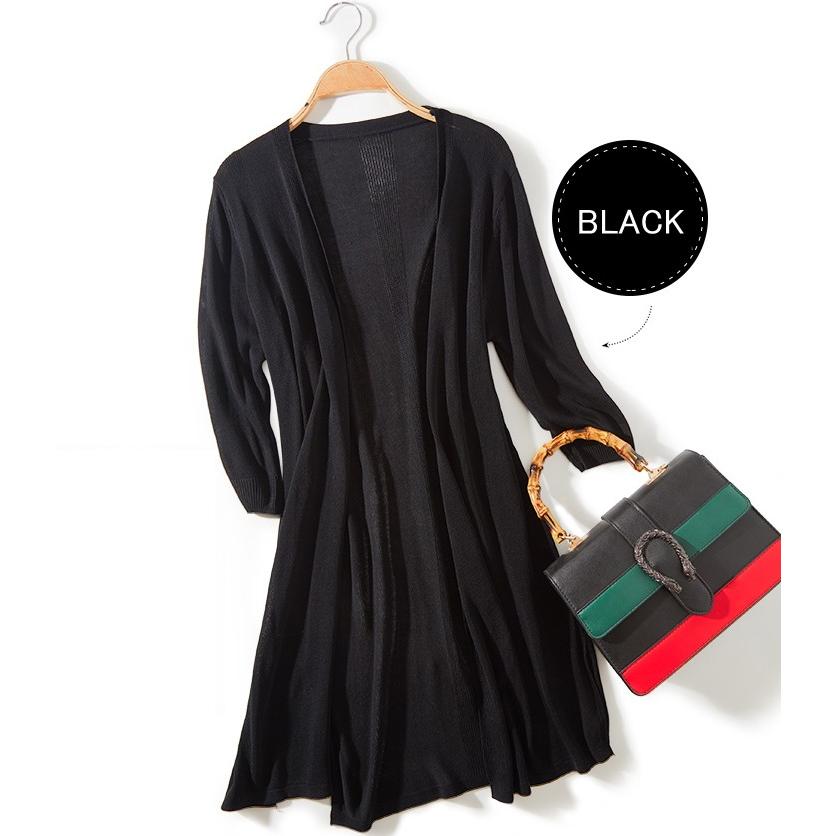 ロング カーディガン レディース ニット カーディガン ロング丈 薄手ニット |  | 13