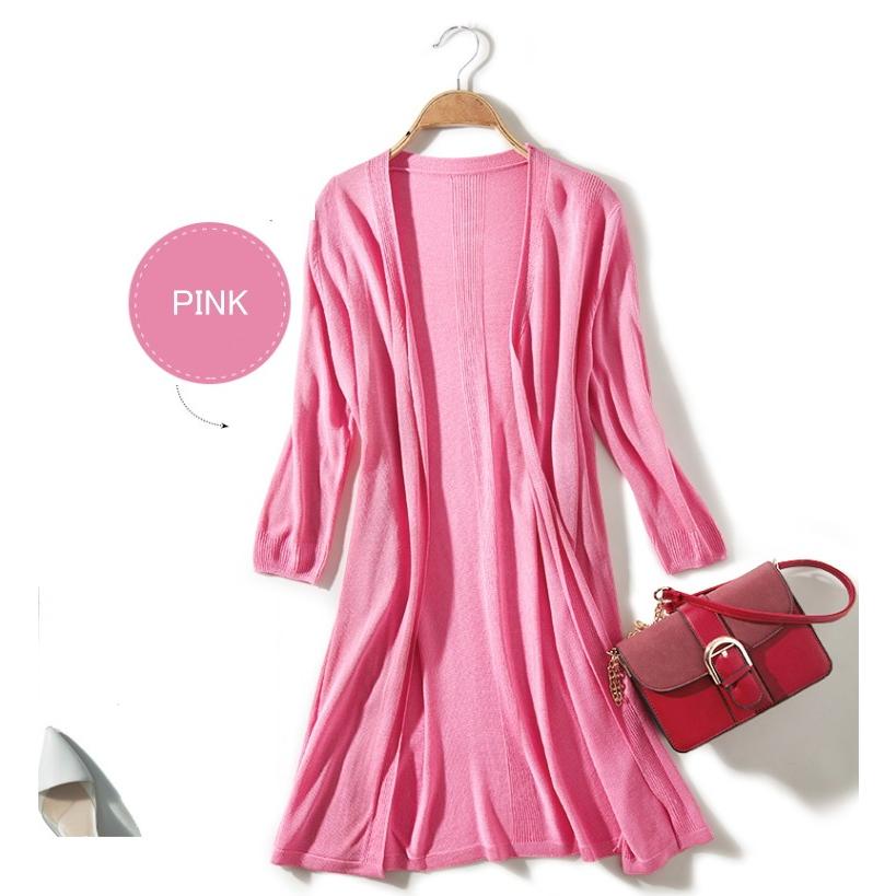 ロング カーディガン レディース ニット カーディガン ロング丈 薄手ニット |  | 07