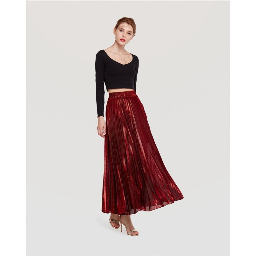 プリーツスカート ロングスカート フレアスカート マキシ丈 きれいめ ミモレ丈 レディース |  | 14