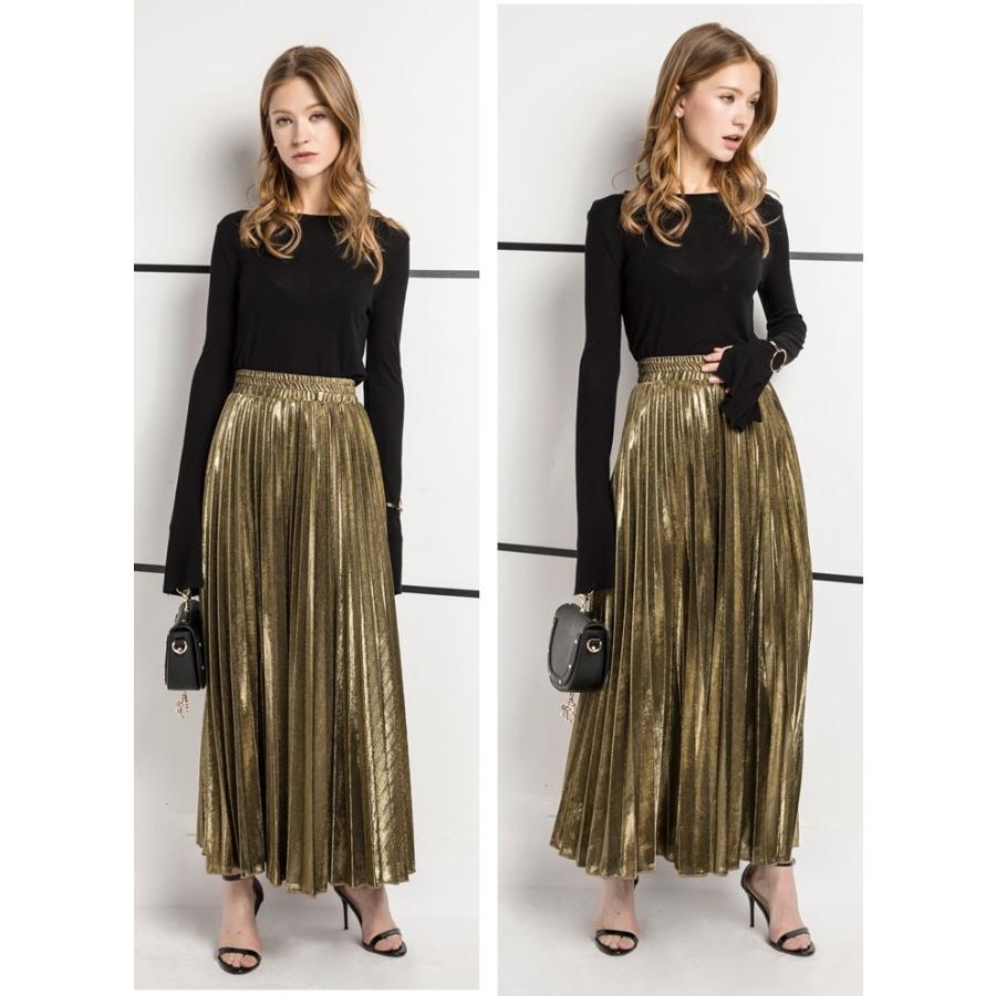 プリーツスカート ロングスカート フレアスカート マキシ丈 きれいめ ミモレ丈 レディース |  | 08