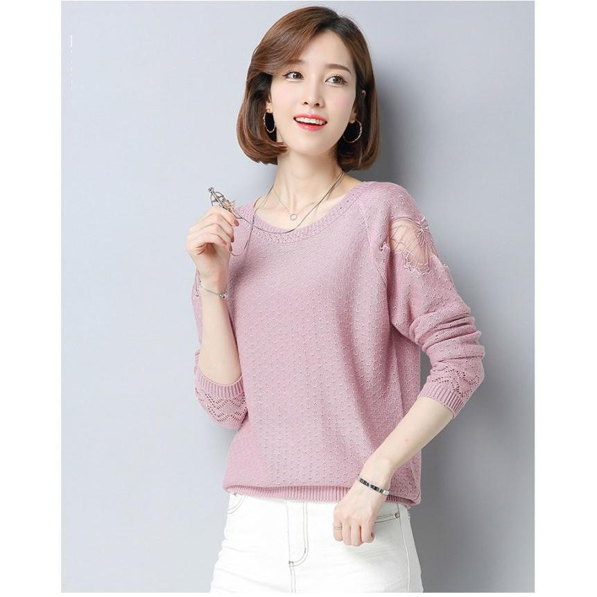 秋 カットソー 長袖 トップス 肌見せ 蝶々 透け感 クルーネック 蝶柄 デザインカットソー きれいめ レディース |  | 05