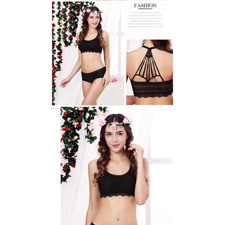 ブラトップ ホルターネック インナー カップ付き ノンワイヤー ノンホック キャミソール インナー 下着 |  | 05