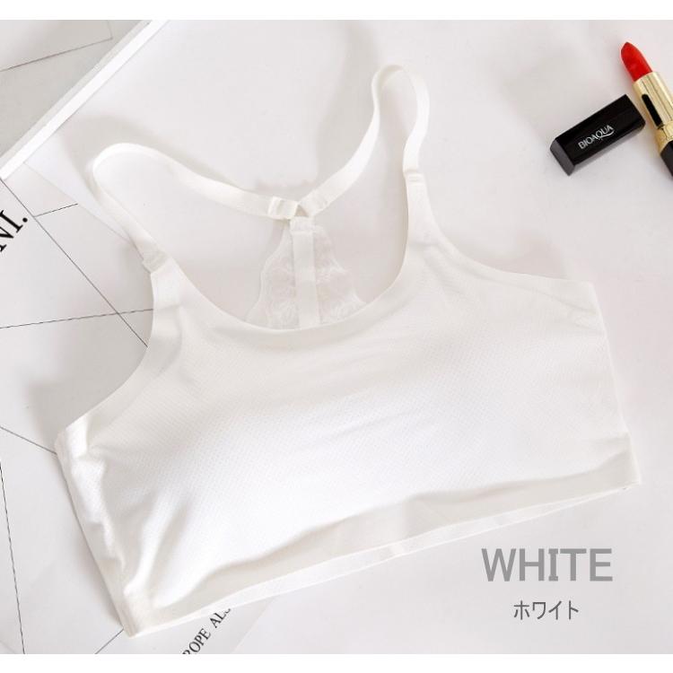 ブラトップ インナー ハーフトップ パット付き ビスチェ カップ付き 無地 レース ショート丈 レディース |  | 02