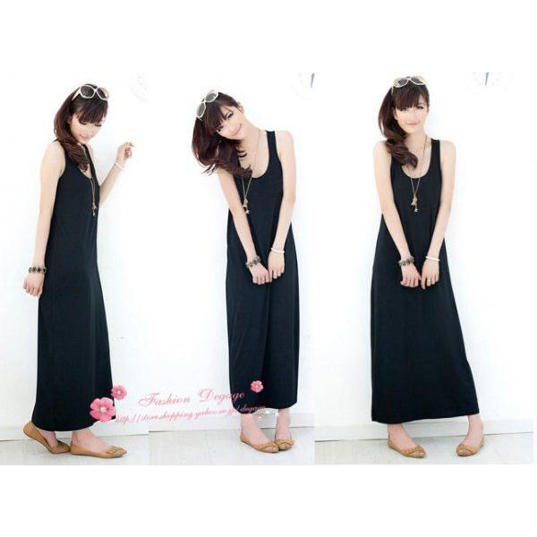 マキシ丈ワンピース マキシ ワンピース Tシャツ カットソーワンピース　無地  ロング フレアワンピース Aライン |  | 03