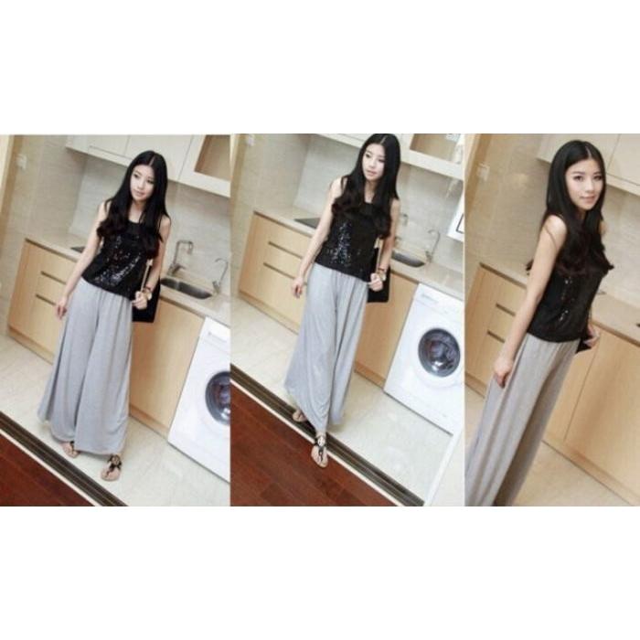 ワイドパンツ ガウチョパンツ ヨガパンツ 無地 レディース ルームパンツ スカンツ スカーチョ |  | 02