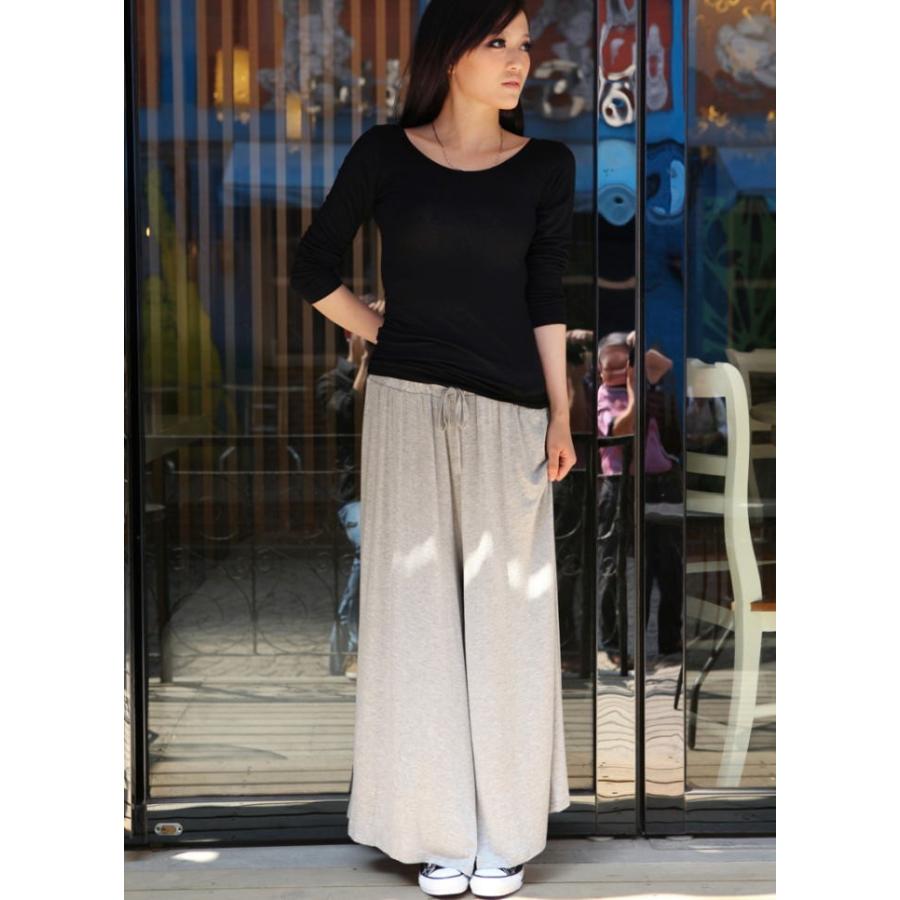 ワイドパンツ ガウチョパンツ ヨガパンツ 無地 レディース ルームパンツ スカンツ スカーチョ |  | 04