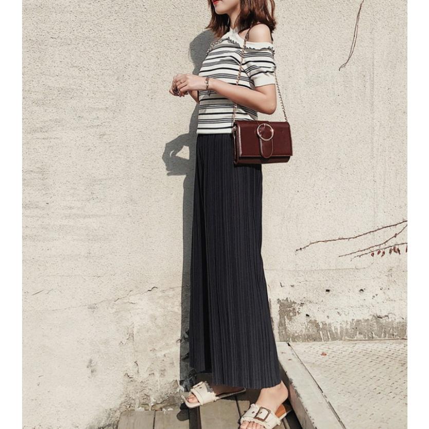 ワイドパンツ プリーツパンツ レディース  ロングパンツ ガウチョパンツ |  | 11