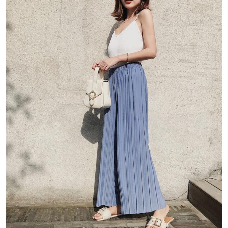 ワイドパンツ プリーツパンツ レディース  ロングパンツ ガウチョパンツ |  | 12