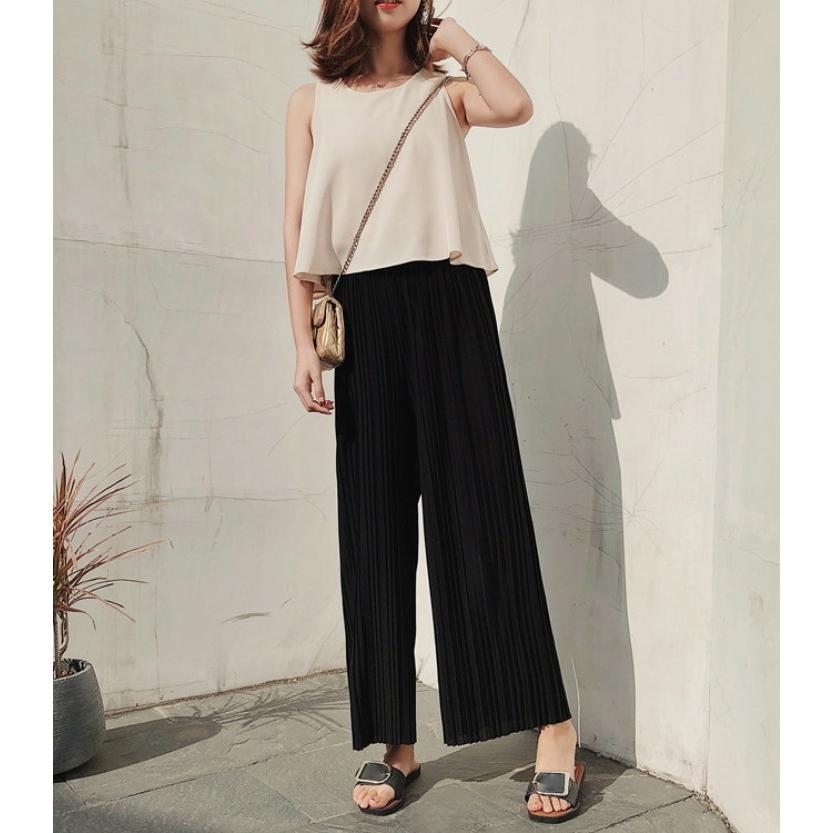 ワイドパンツ プリーツパンツ レディース  ロングパンツ ガウチョパンツ |  | 14