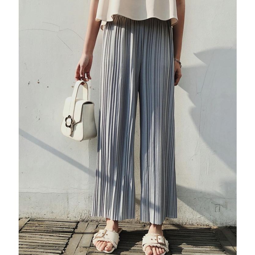 ワイドパンツ プリーツパンツ レディース  ロングパンツ ガウチョパンツ |  | 03