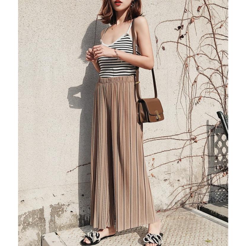 ワイドパンツ プリーツパンツ レディース  ロングパンツ ガウチョパンツ |  | 04