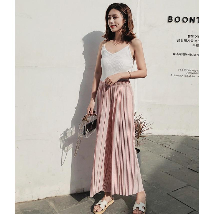 ワイドパンツ プリーツパンツ レディース  ロングパンツ ガウチョパンツ |  | 07