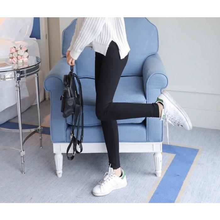 在庫売り尽くし【返品不可】<br>レギンス リブレギンス スリット ストレッチ レディース  伸縮 ノーマル タイツ  ルームウェア スパッツ |  | 10