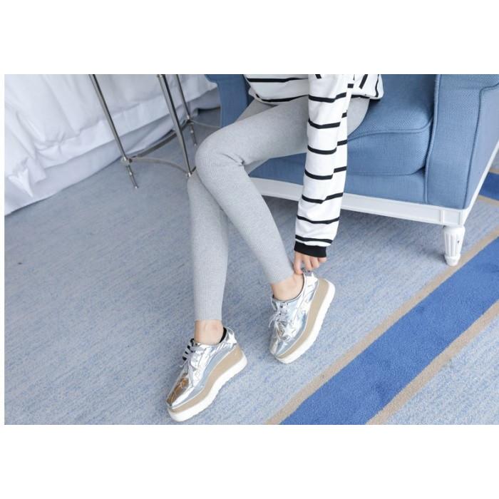 在庫売り尽くし【返品不可】<br>レギンス リブレギンス スリット ストレッチ レディース  伸縮 ノーマル タイツ  ルームウェア スパッツ |  | 12