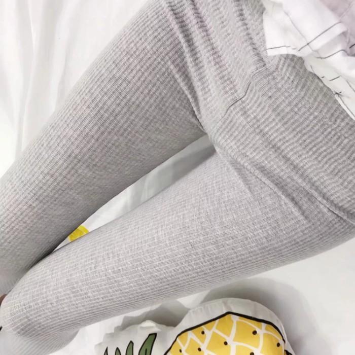 在庫売り尽くし【返品不可】<br>レギンス リブレギンス スリット ストレッチ レディース  伸縮 ノーマル タイツ  ルームウェア スパッツ |  | 02