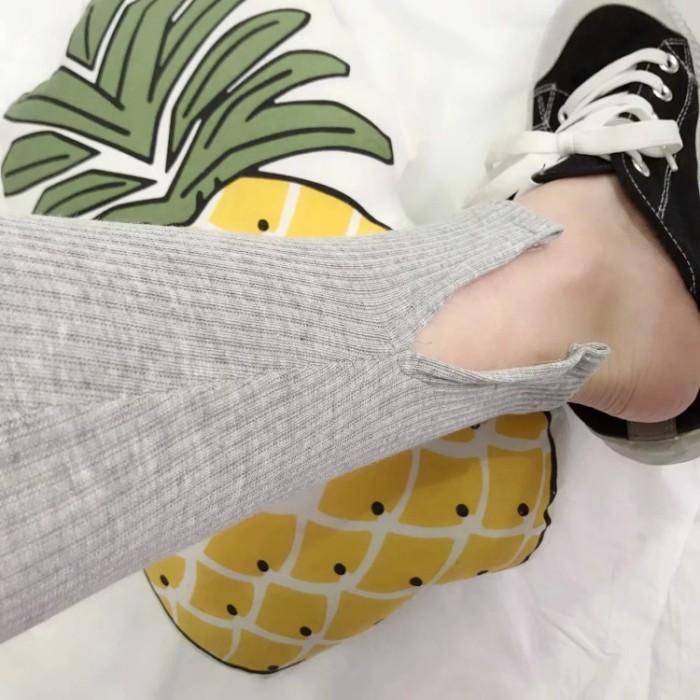 在庫売り尽くし【返品不可】<br>レギンス リブレギンス スリット ストレッチ レディース  伸縮 ノーマル タイツ  ルームウェア スパッツ |  | 04