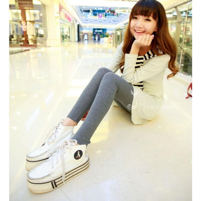 在庫売り尽くし【返品不可】<br>レギンス リブレギンス スリット ストレッチ レディース  伸縮 ノーマル タイツ  ルームウェア スパッツ |  | 07