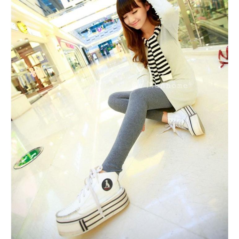 在庫売り尽くし【返品不可】<br>レギンス リブレギンス スリット ストレッチ レディース  伸縮 ノーマル タイツ  ルームウェア スパッツ |  | 08