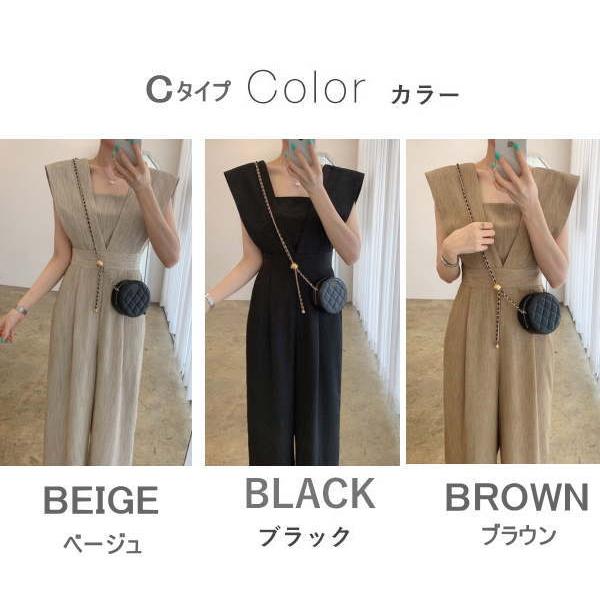 オールインワン レディース 夏 サロペット シンプル つなぎ きれいめ パンツ |  | 17