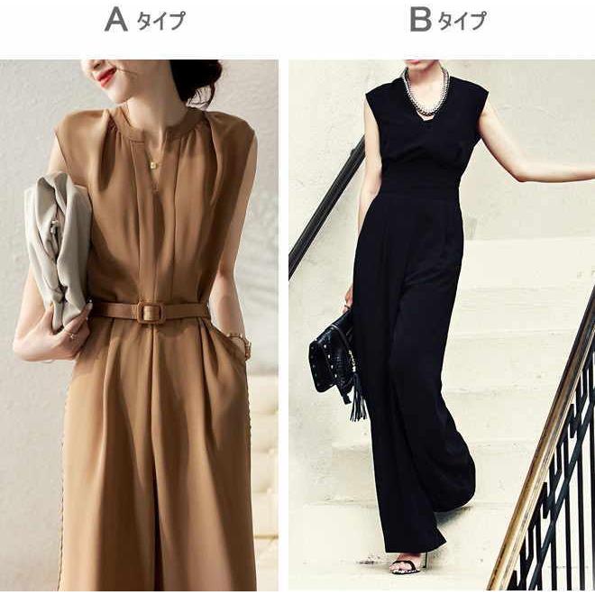 オールインワン レディース 夏 サロペット シンプル つなぎ きれいめ パンツ |  | 01