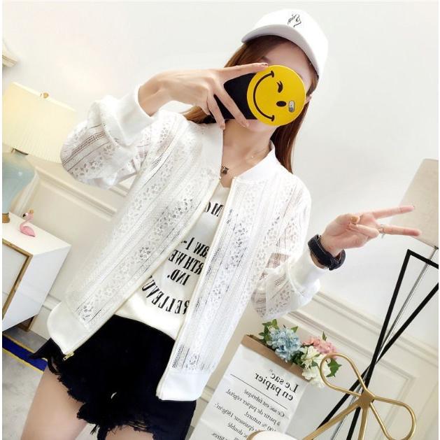 カーディガン ボレロ レース カーデ トップス ジップアップ 無地 シンプル 長袖 アウターおうちコーデ (アパレル) |  | 07