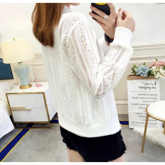 カーディガン ボレロ レース カーデ トップス ジップアップ 無地 シンプル 長袖 アウターおうちコーデ (アパレル) |  | 09