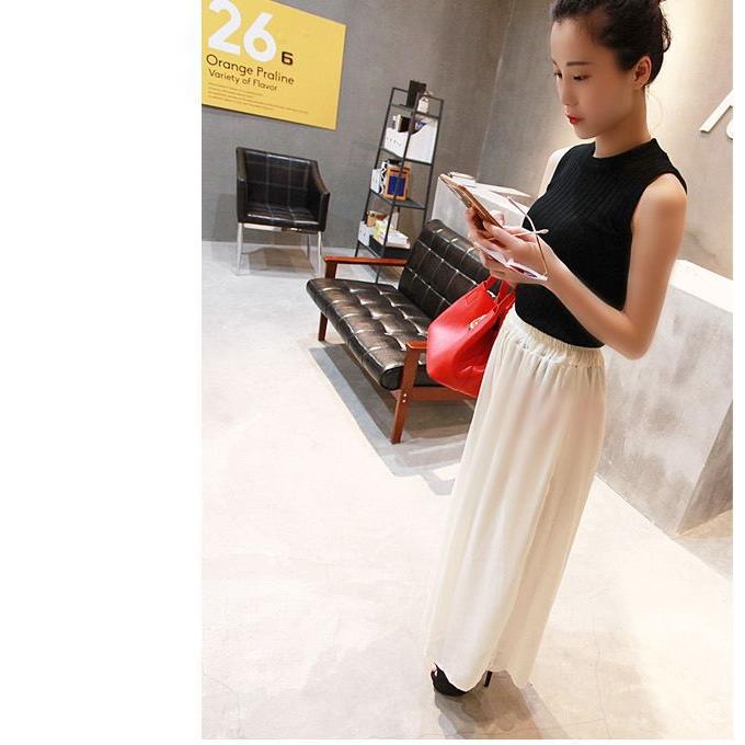 ワイドパンツ レディース スカンツ スカーチョ  ガウチョパンツ ロング丈スカート風 フレア |  | 07