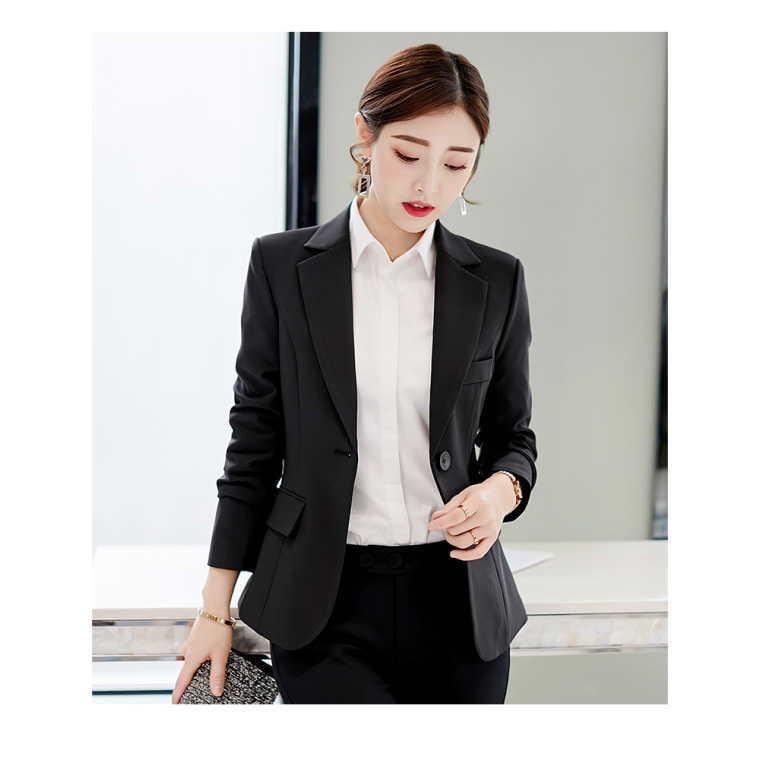 テーラードジャケット  レディース ノーカラージャケット フォーマル Aライン  オフィス ビジネス OL  卒業式 ダンス衣装 |  | 04