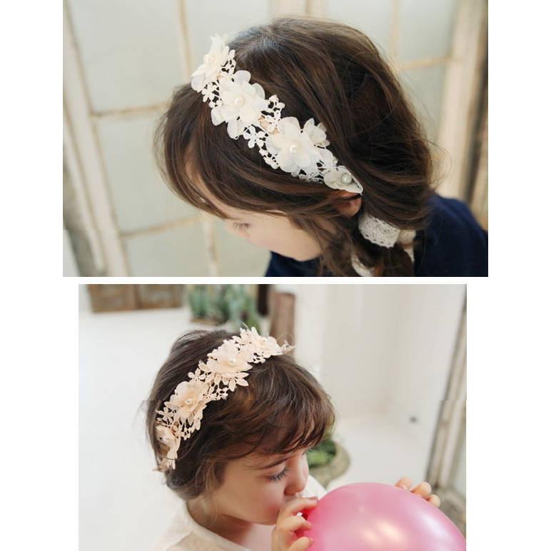 ヘアアクセサリー カチューシャ キッズ 子供 髪飾り 花冠 レース フラワー おしゃれ 可愛い かわいい 女の子 赤ちゃん リボン 花 ヘッドドレス ヘアバンド |  | 03