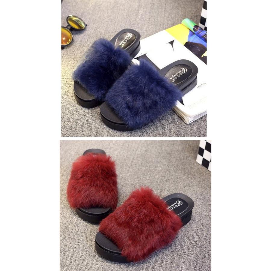 サンダル ファー付きサンダル  レディース   サンダル ファー ミュール シューズ シンプルサンダル 靴 全5色 |  | 04