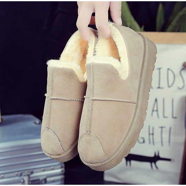 ムートンブーツ レディース ムートンブーツ スリッポン ローカット ファー ボア 歩きやすい スリッパ  便利 可愛い 室内 靴 秋 冬 |  | 05