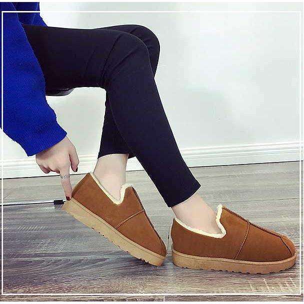 ムートンブーツ レディース ムートンブーツ スリッポン ローカット ファー ボア 歩きやすい スリッパ  便利 可愛い 室内 靴 秋 冬 |  | 07