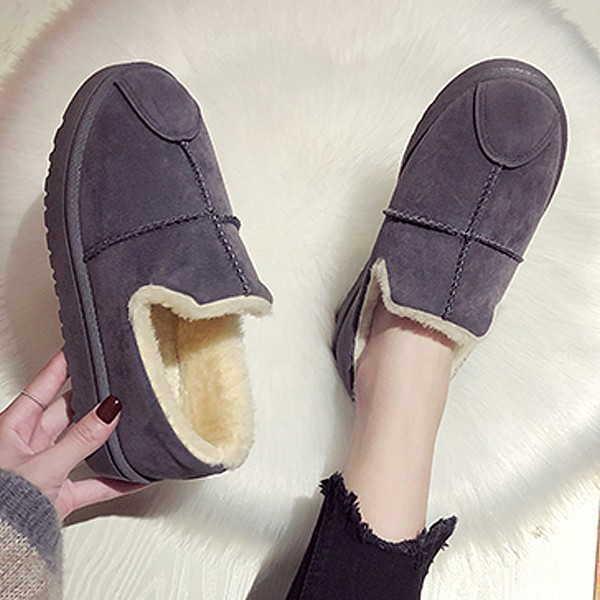ムートンブーツ レディース ムートンブーツ スリッポン ローカット ファー ボア 歩きやすい スリッパ  便利 可愛い 室内 靴 秋 冬 |  | 08