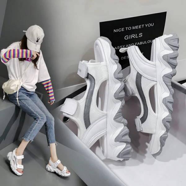 厚底サンダル レディース スポーツサンダル スポサン スニーカーサンダル カジュアル 歩きやすい 疲れない おしゃれ 可愛い 靴 シューズ |  | 03