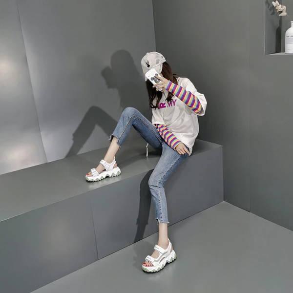 厚底サンダル レディース スポーツサンダル スポサン スニーカーサンダル カジュアル 歩きやすい 疲れない おしゃれ 可愛い 靴 シューズ |  | 07